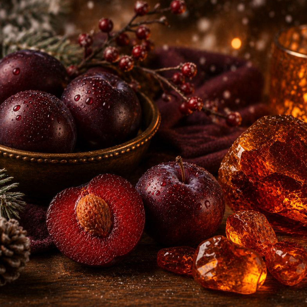 Plum Amber Noir