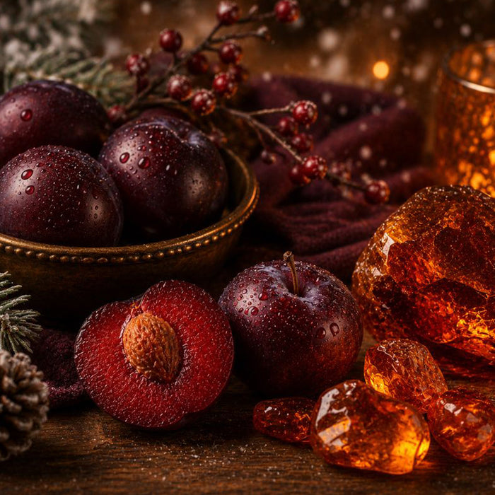 Plum Amber Noir